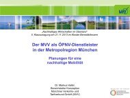 Der MVV als ÖPNV-Dienstleister in der Metropolregion München ...