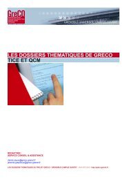 Tice et QCM - GreCO - Grenet.fr