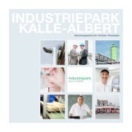 Imagebroschüre, deutsch - Industriepark Kalle-Albert Wiesbaden