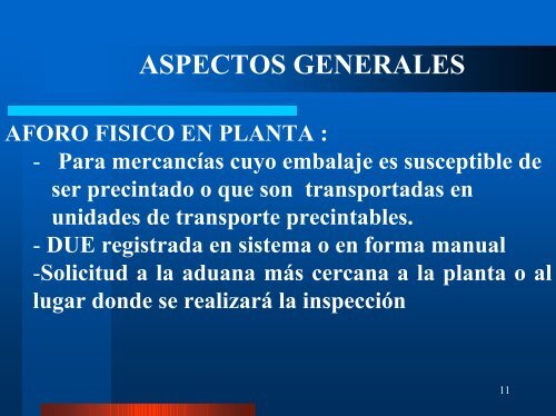 procedimiento para el despacho aduanero de ... - Sidunea