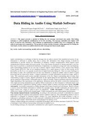 Data Hiding in Audio Using Matlab Software - Society of ...