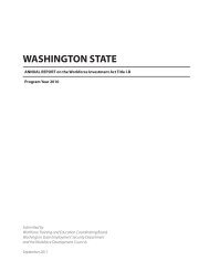 washington state - Workforce Training and Education Coordinating ...