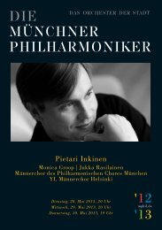 Programmheft herunterladen - MÃ¼nchner Philharmoniker