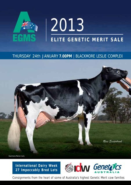 ELITE GENETIC MERIT SALE - Dairy Livestock Services