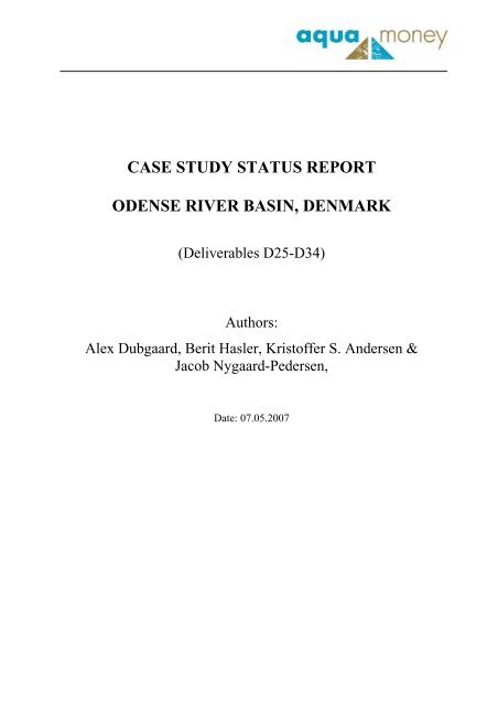 case study status report odense river basin, denmark - wise-rtd.info