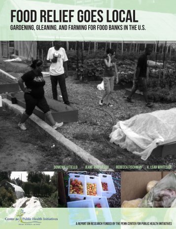 FOOD RELIEF GOES LOCAL - Closing the Hunger Gap
