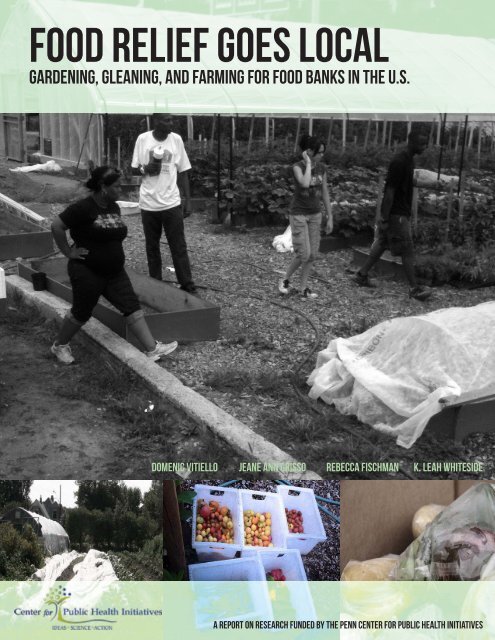 FOOD RELIEF GOES LOCAL - Closing the Hunger Gap