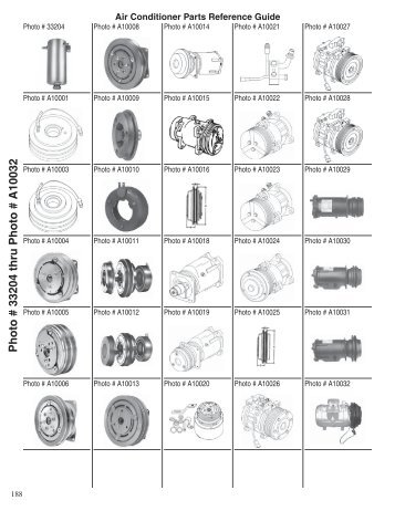 Air Conditioning - Phot Reference Guide - Powell Equipment Parts