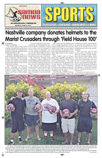 Field House 100 - Samoa News