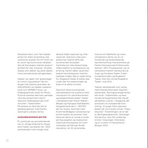 arsmeldinger2012 - Rogaland Teater