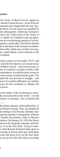 Lenin, Trotsky, Germany and the Treaty of Brest-Litovsk The ...