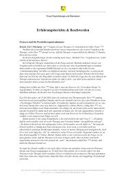 Erfahrungsberichte & Beschwerden - Netzwerk Psychotherapie und ...