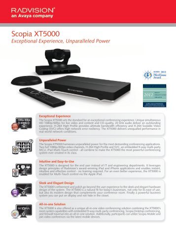 Scopia XT5000 - DCI