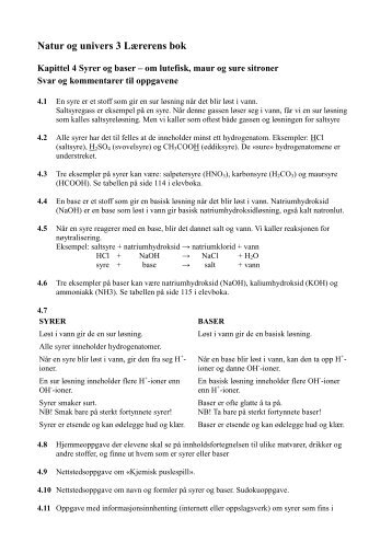 Natur og univers 3 Lærerens bok Kapittel 4 - Cappelen Damm