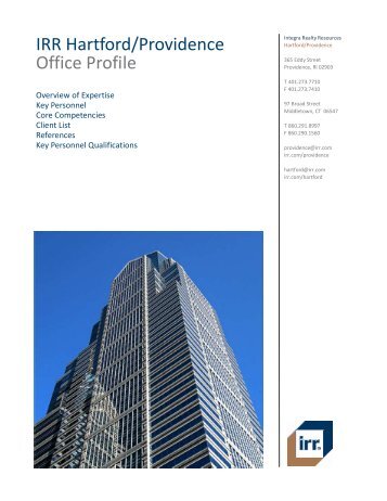 Hartford Providence Office Profile.pub - Integra Realty Resources, Inc.