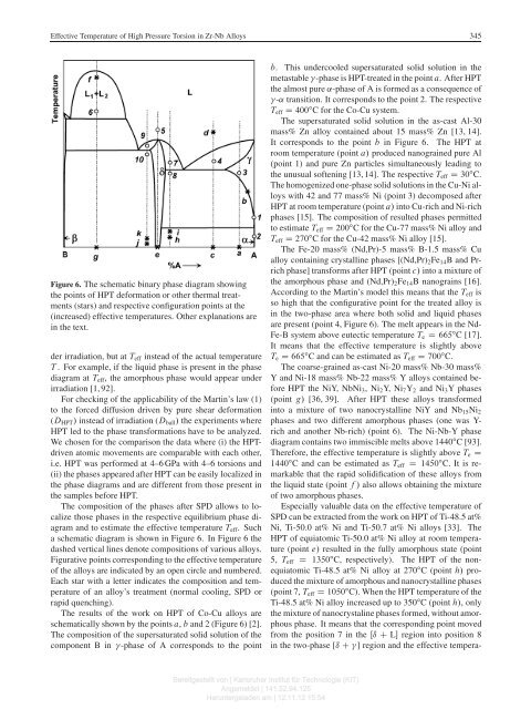 Effective Temperature of High Pressure Torsion in Zr-Nb Alloys