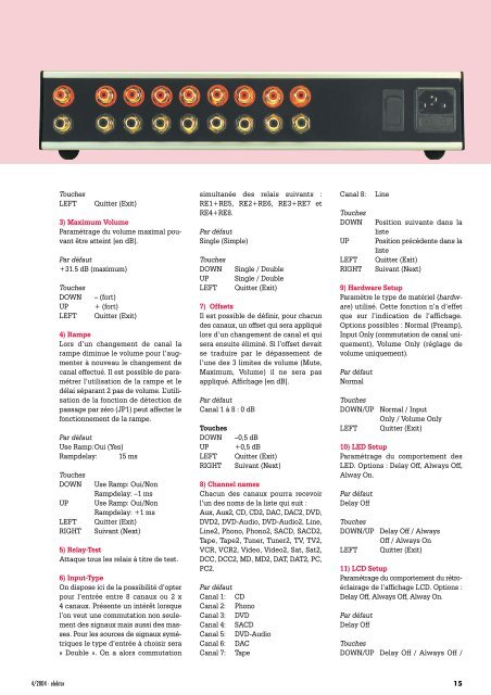 Excellence (1) : prÃ©amplificateur numÃ©rique Ã  PGA2311