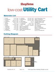 low-cost Utility Cart - ShopNotes