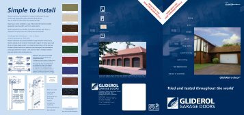 Gliderol's brochure - Garage door