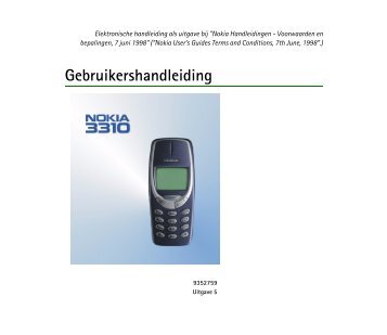 Nokia 3310 - Kies ander toestel