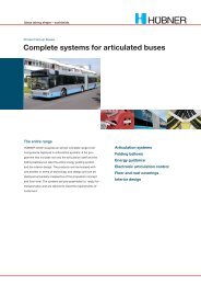 Complete systems for articulated buses