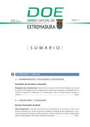 AUTORIDADES Y PERSONAL II - Diario Oficial de Extremadura