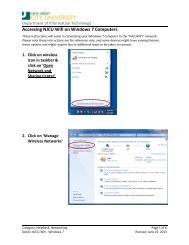 paths - New Jersey City University