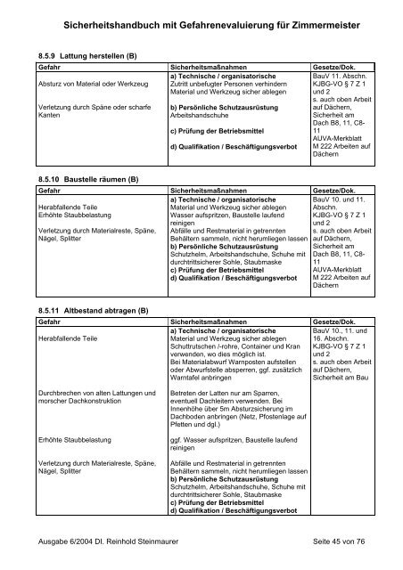 Zimmermeister - Wirtschaftskammer Österreich