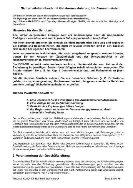 Zimmermeister - Wirtschaftskammer Österreich