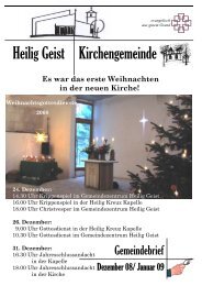 Gemeindebrief 12 / 08 bis 02 / 2009 (als PDF Datei) - Kirche-heilig ...