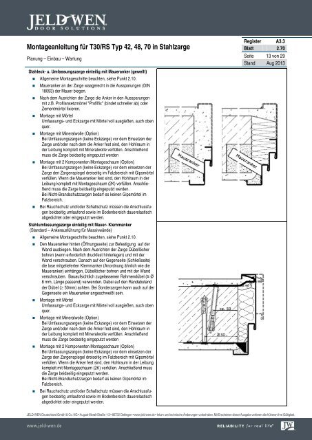 A3.3 - 2.70 - JELD-WEN Türen