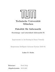 Improvements on Ant-Routing for Sensor Networks - Technische ...