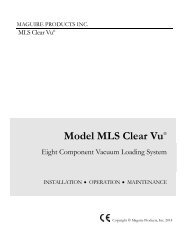 Model MLS Clear Vu® - Maguire Products