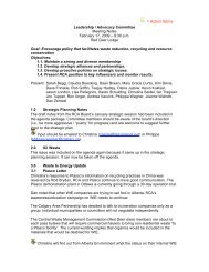 L&A Notes 2009 (PDF 433 Kb) - Recycling Council of Alberta