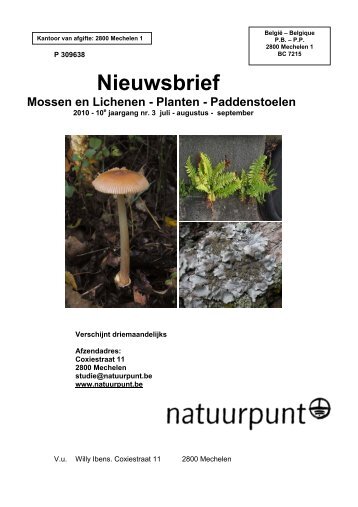 Plantaardig Nieuwsbrief3-2010 - Natuurpunt