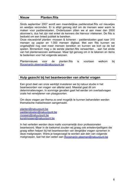 Plantaardig Nieuwsbrief3-2010 - Natuurpunt