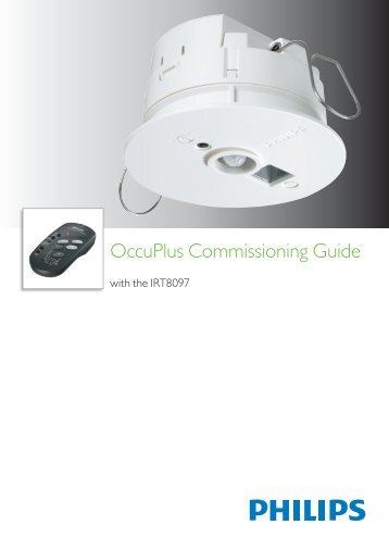 OccuPlus Commissioning Guide - Philips