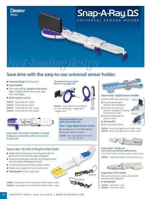 Product Catalog - Dentsply Rinn