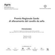 Ordine di partenza e Regolamento 2010 - Premio Regionale Sardo ...