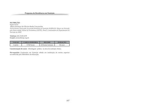 Programa de Ensino - 2012