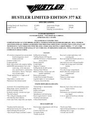 hustler limited edition 377 ke - Funboats