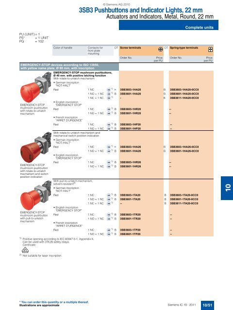 Catalog IC 10 English 2011 - Industry