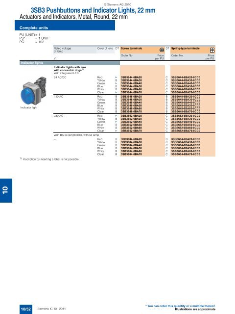 Catalog IC 10 English 2011 - Industry