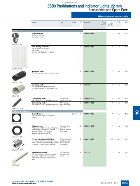 Catalog IC 10 English 2011 - Industry