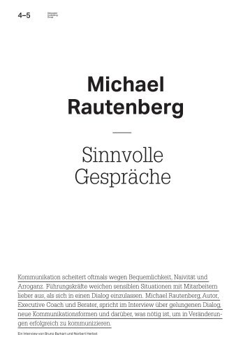 Interview: Michael Rautenberg – Sinnvolle Gespräche