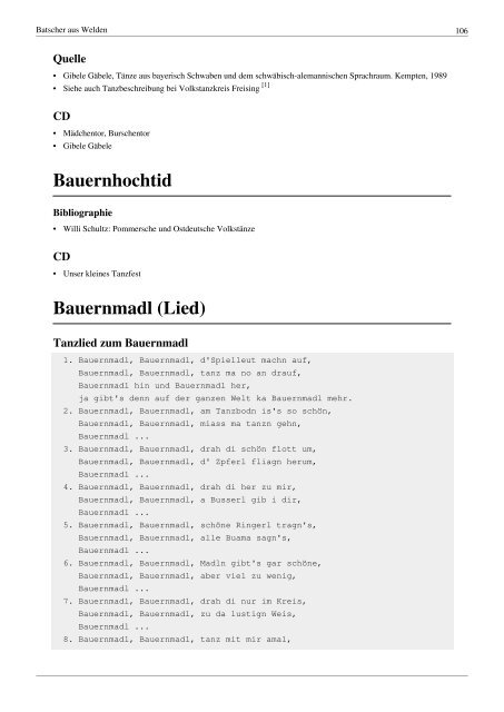 Alle Volkstänze - Dancilla