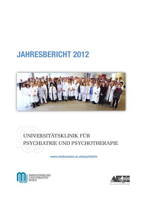 jahresbericht 2012 - Biologische Psychiatrie - Medizinische ...