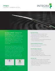 Integra CUSA Selector Â® Handpiece Brochure - Integra LifeSciences