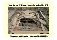 Archäologische Ausgrabungen 2012 in der ... - im Kloster-Lindow