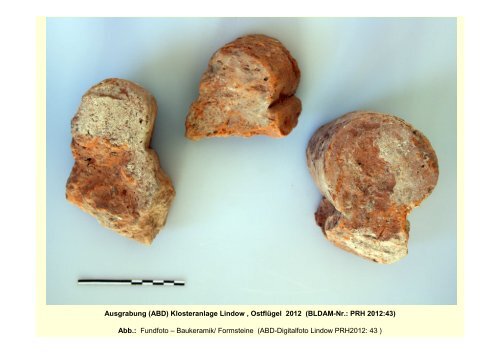 Archäologische Ausgrabungen 2012 in der ... - im Kloster-Lindow
